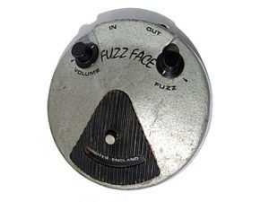 Vintage Fuzz Face effects pedal.