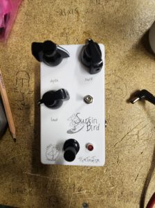 Outside of a home made tremolo pedal.